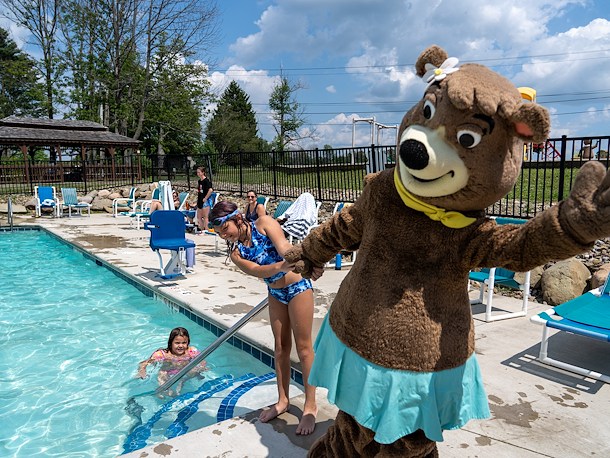 Swimming Pool at Jellystone Park North Java