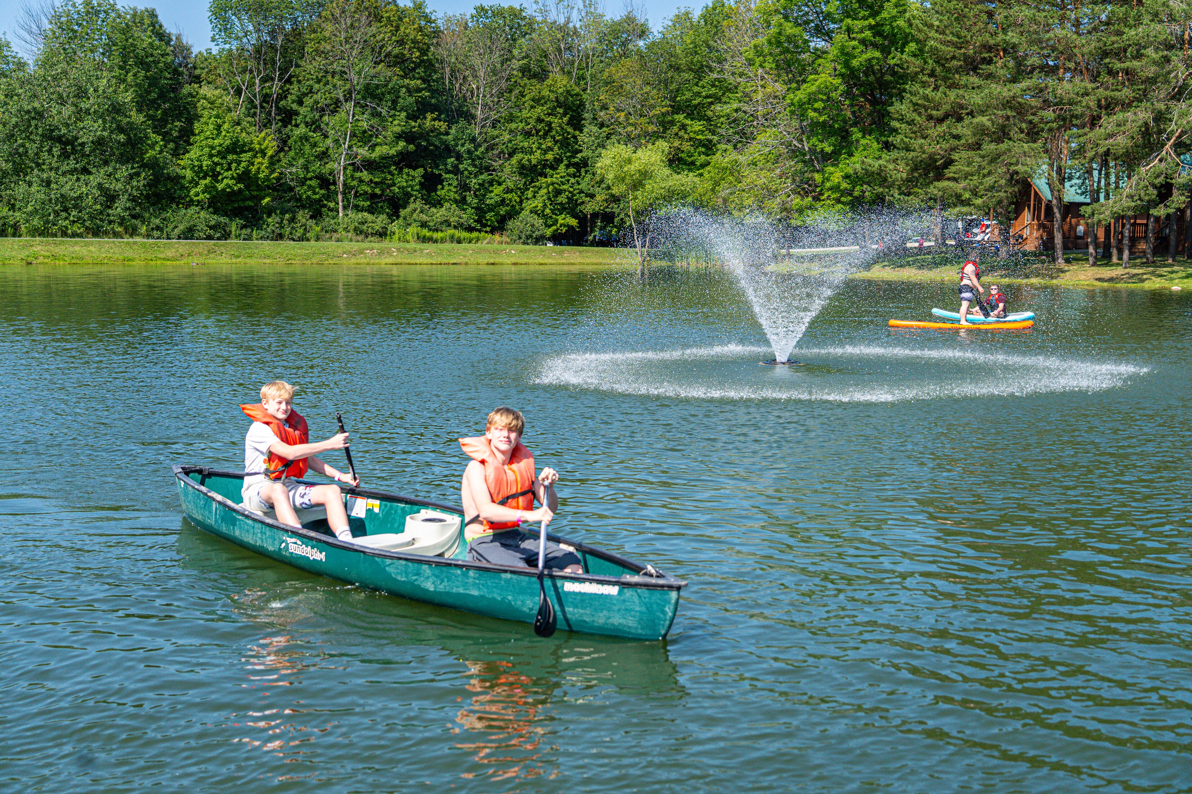 Canoeing at Jellystone Park™ Western New York