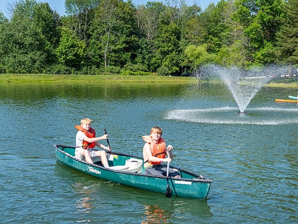 Canoeing at Jellystone Park™ Western New York