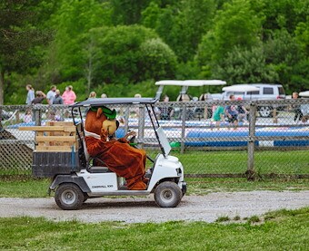 Golf Cart Rentals in Jellystone Park™ Western New York