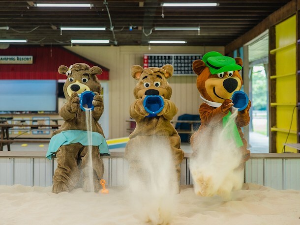 Giant Sandbox at Jellystone Park™ Akron-Canton