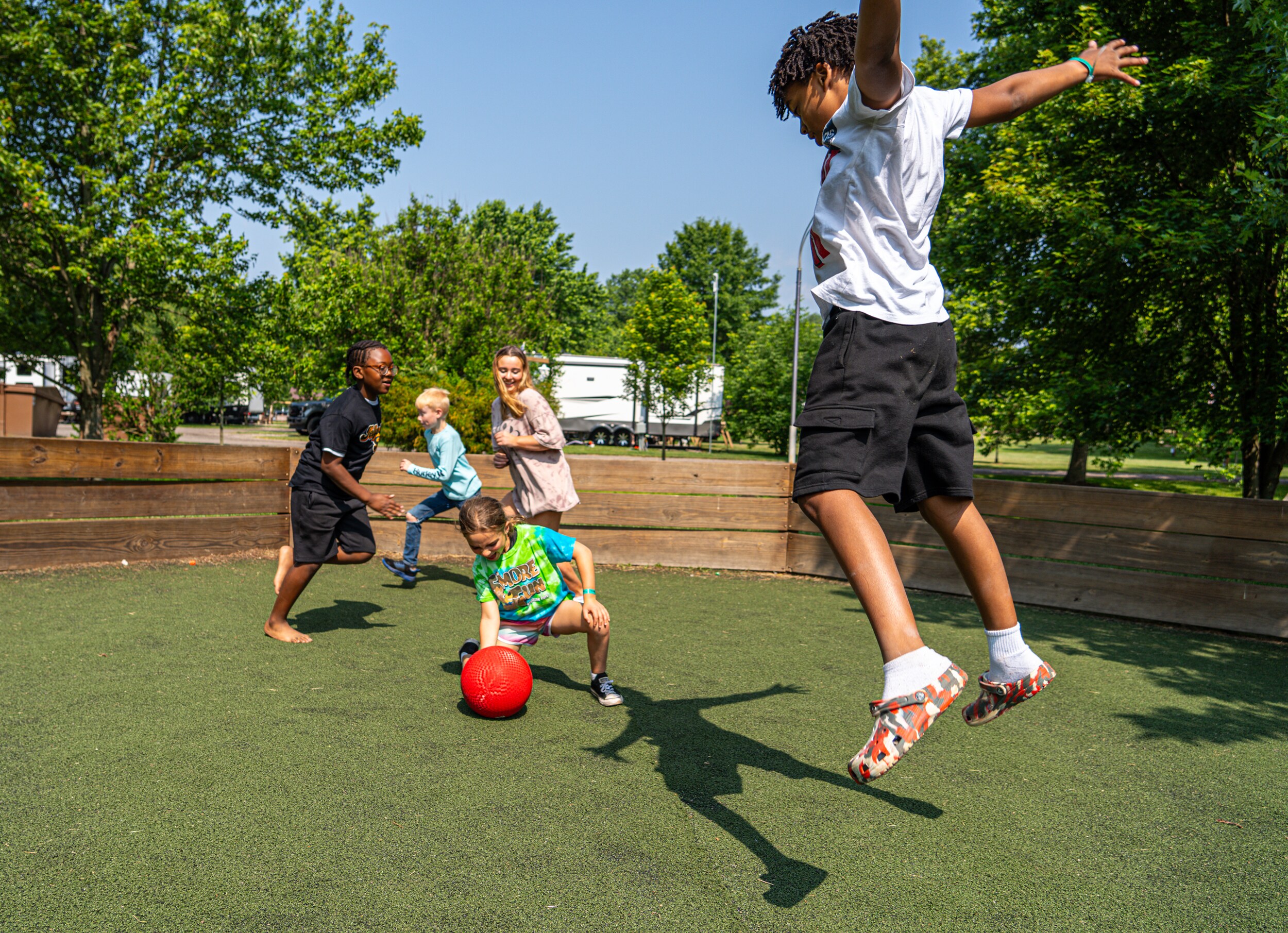 Gaga Ball at Jellystone Park™ Akron/Canton