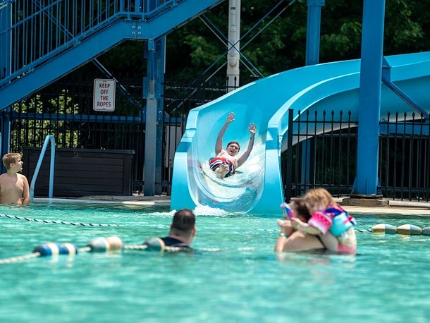 Water Slides at Jellystone Park™ Akron-Canton