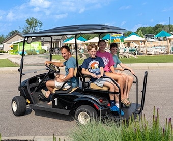Golf Cart Rentals in Jellystone Park™ Cincinnati