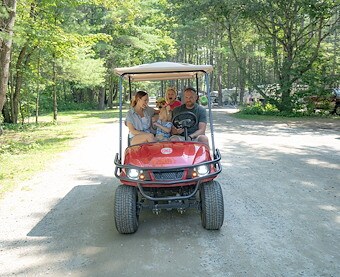 Golf Cart Rentals in Jellystone Park™ Cincinnati