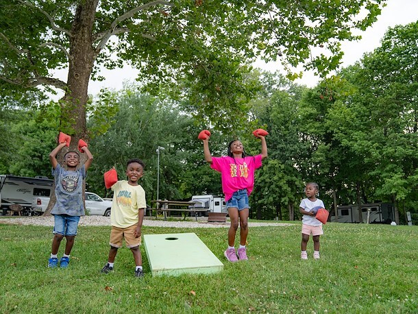 Cornhole at Jellystone Park™ Cincinnati
