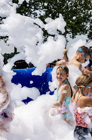 Foam Party at Jellystone Park™ Clay's Resort