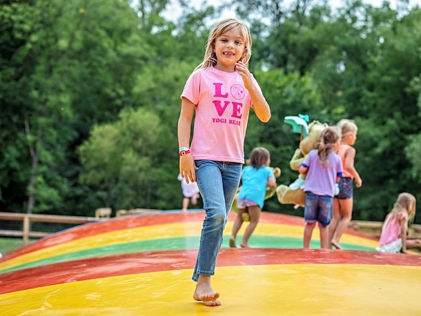 Jump Pad at Jellystone Park™ Cleveland Sandusky