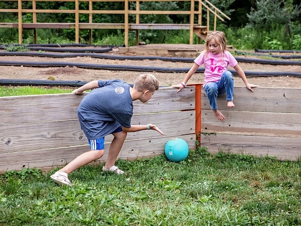 Gaga Ball Pit at Jellystone Park™ Cleveland Sandusky