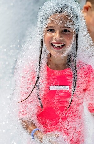 Foam Party at Jellystone Park™ Cleveland Sandusky