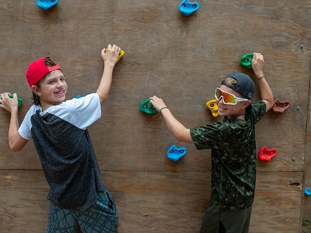 Rock Climbing at Jellystone Park™ Cleveland Sandusky