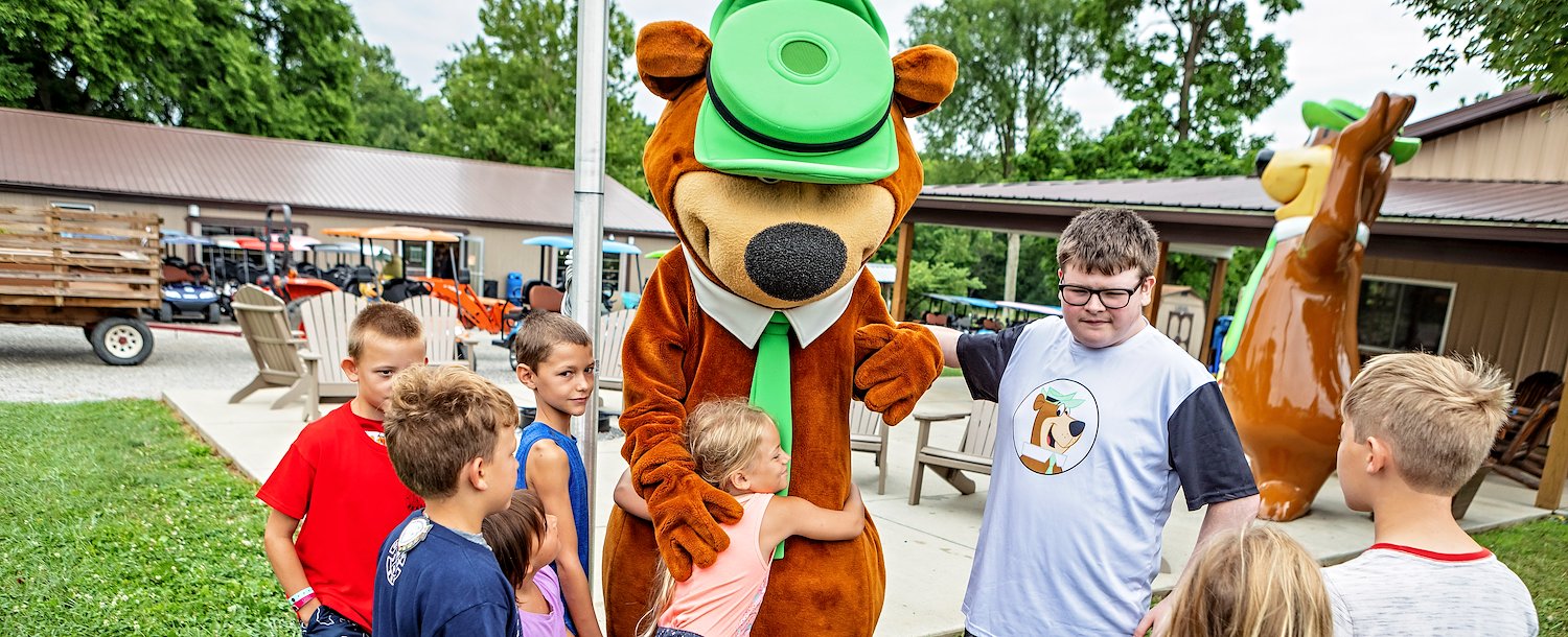 Character Interactions with Yogi Bear at Jellystone Park™ Cleveland Sandusky