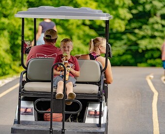 Golf Cart Rentals at Jellystone Park™ Columbus North