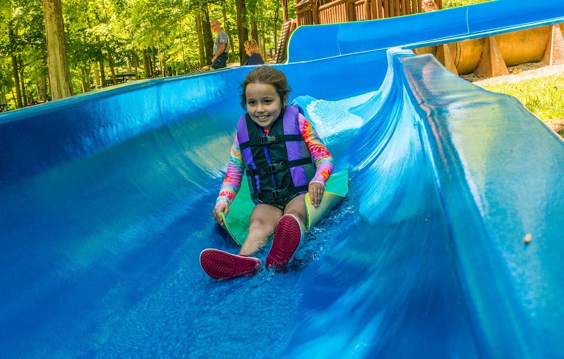 Water Slide at Jellystone Park™ Columbus North