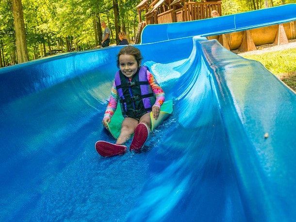 Water Slides at Jellystone Park™ Columbus North
