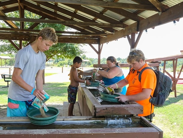 Gem Mining at Jellystone Park™ Lake Eufaula
