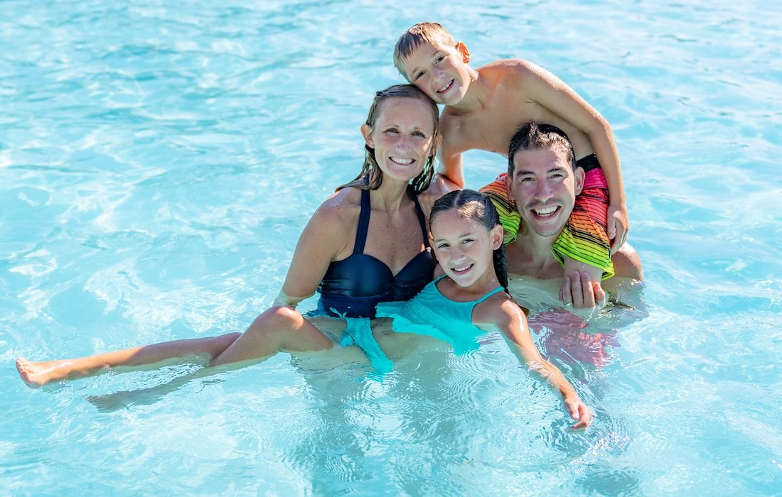 Swim, splash, and cool off in the refreshing waters!