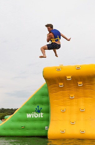 Balance, Jump, and Master Obstacles at Jellystone Park™ Keystone Lake