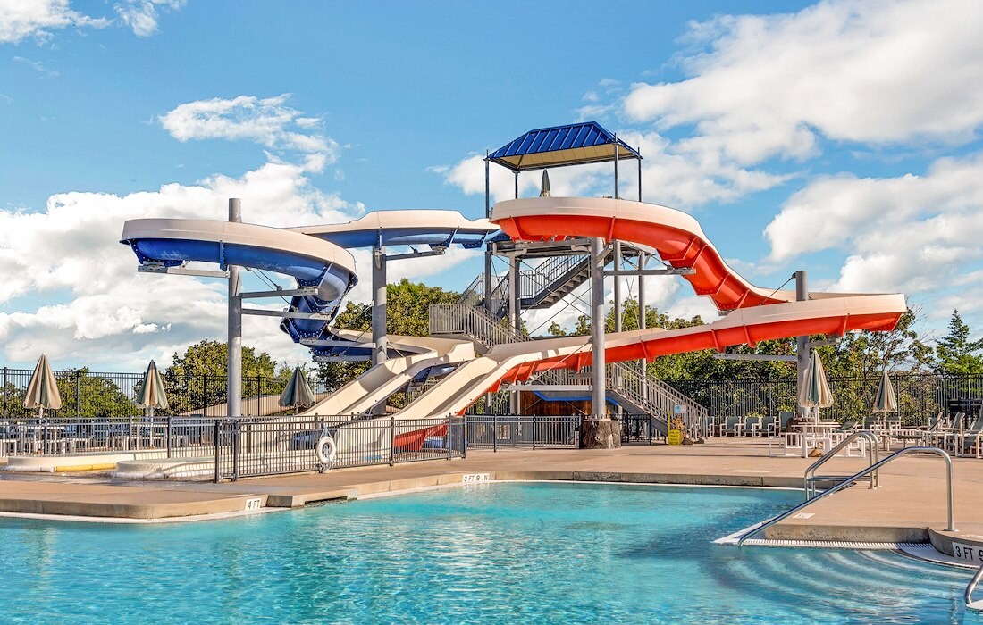 Water Slides at Jellystone Park™ Keystone Lake