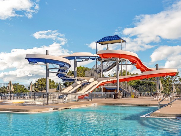 Water Slides at Jellystone Park™ Keystone Lake