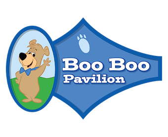 Boo Boo’s Covered Small Picnic Pavilion at Jellystone Park™ Keystone Lake 