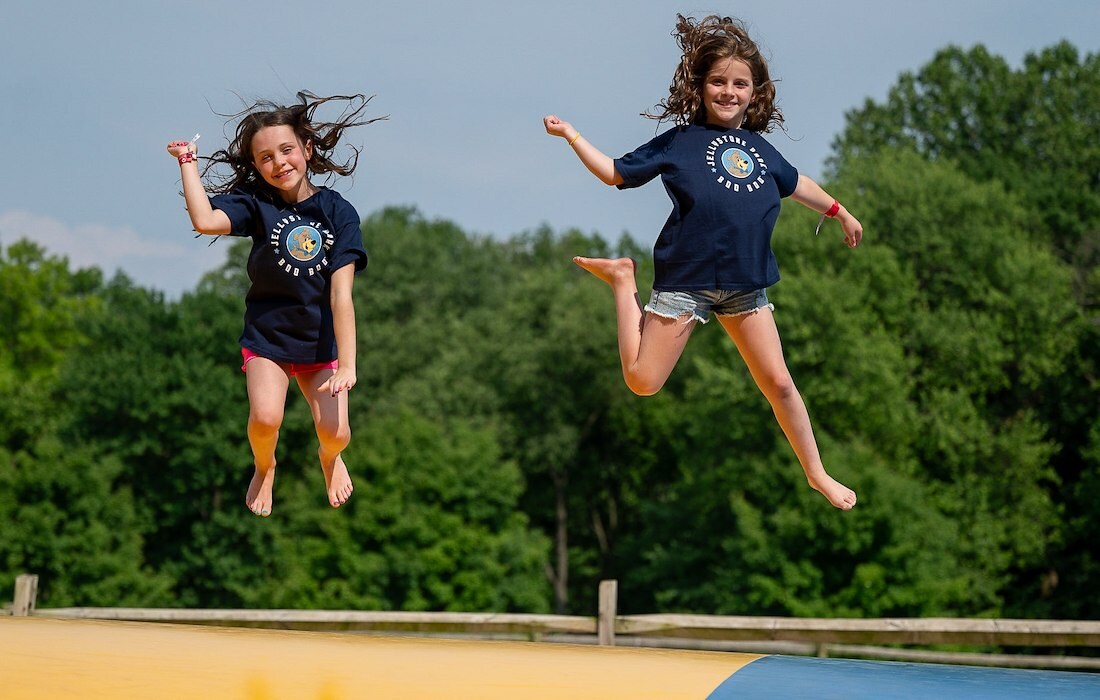 Families love our giant, 30-foot Jumping Pillows.