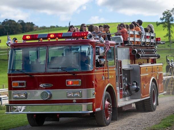 Fire Truck Ride at Jellystone Park™ Mill Run