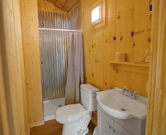 Clean and Modern Bathrooms in Jellystone Park™ Pennsylvania Wilds