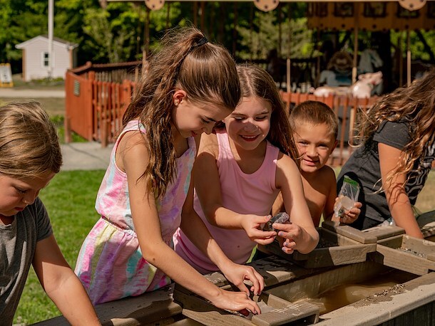Gem Mining at Jellystone Park™ Pennsylvania Wilds