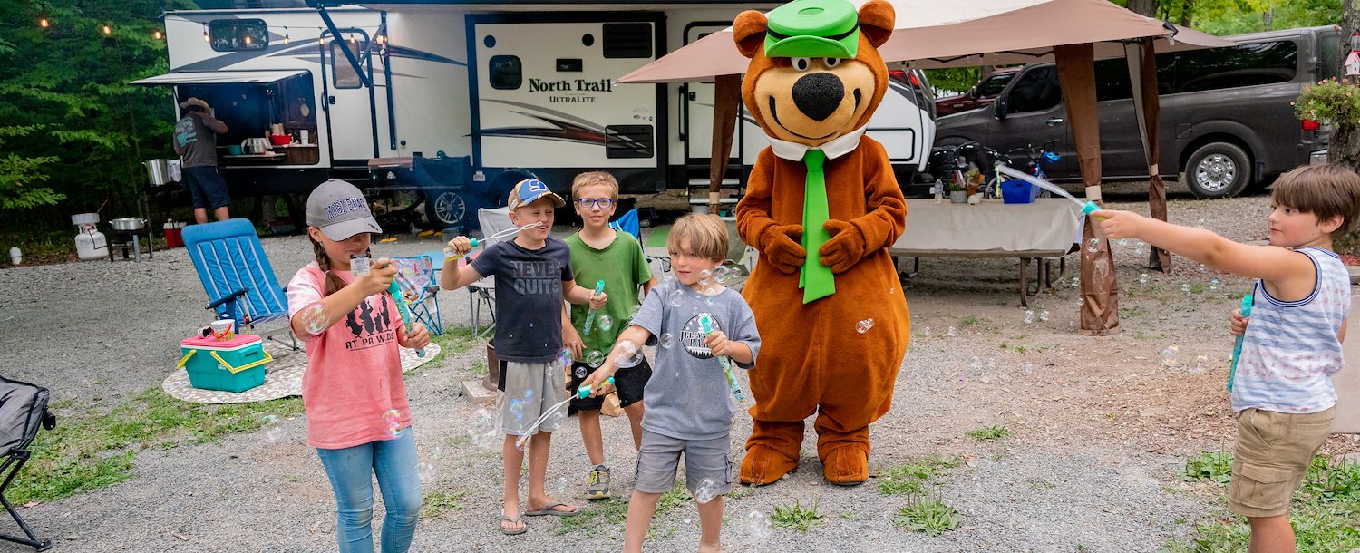 Activities and Characters of Jellystone Park™ Pennsylvania Wilds