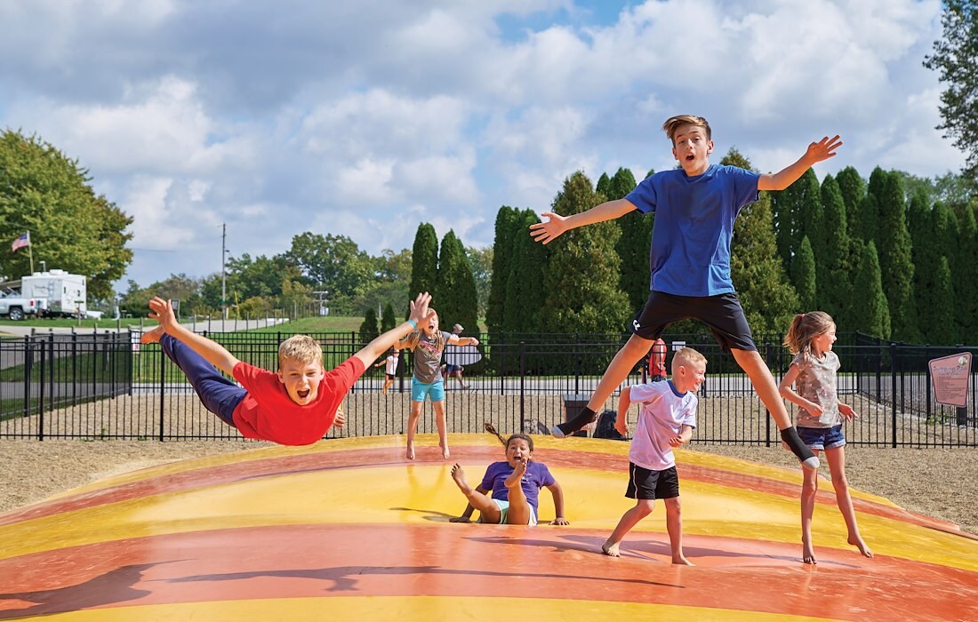 Bounce High on the Jumping Pillow!