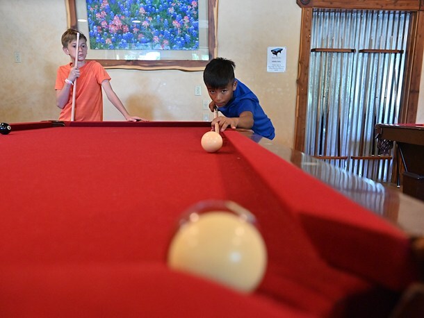 Pool Tables at Jellystone Park™ Texas Wine Country