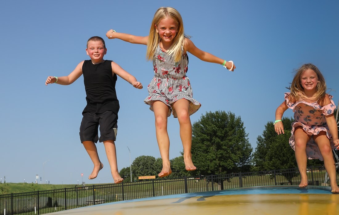 Bounce and jump into the air at Jellystone Park™ Sioux Falls