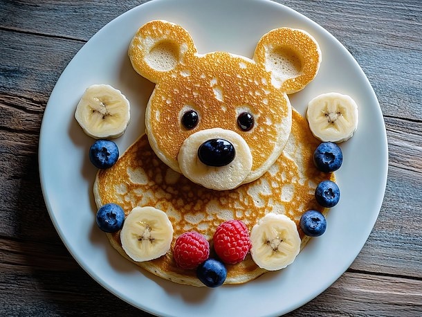 Bear pancakes in Jellystone Park