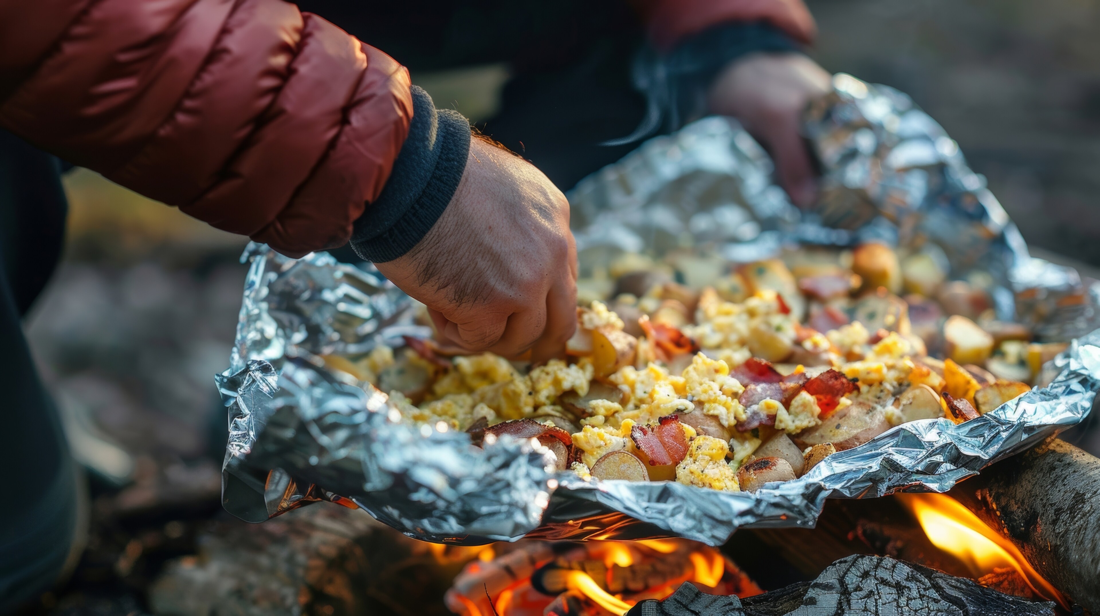 Foil Packet Breakfast at Jellystone Park