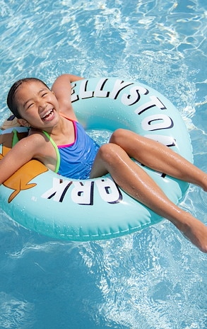 Swimming and Splashing at Jellystone Park Caledonia