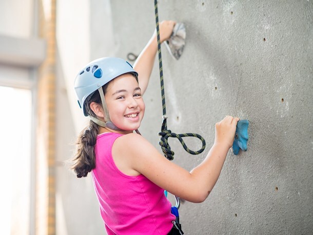 Indoor Climbing Walls at Jellystone Park