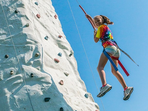Climbing Walls at Jellystone Park