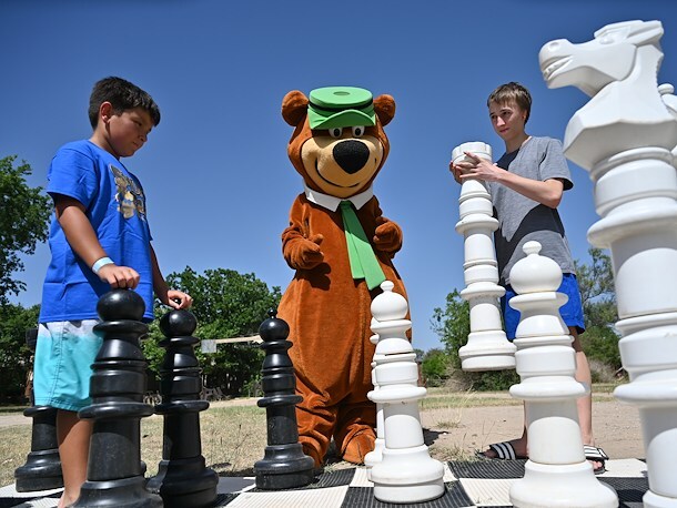 Giant Chess at Jellystone Park