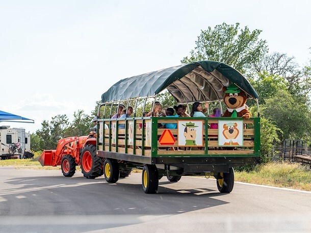Hey Hey Hey Wagon Rides at Jellystone Park Austin North