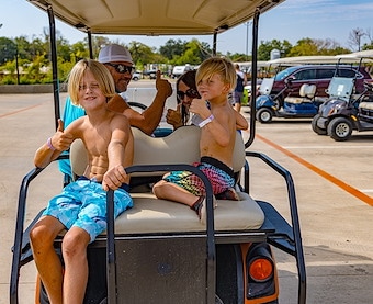 Golf Cart Rental at Jellystone Park™ North Texas