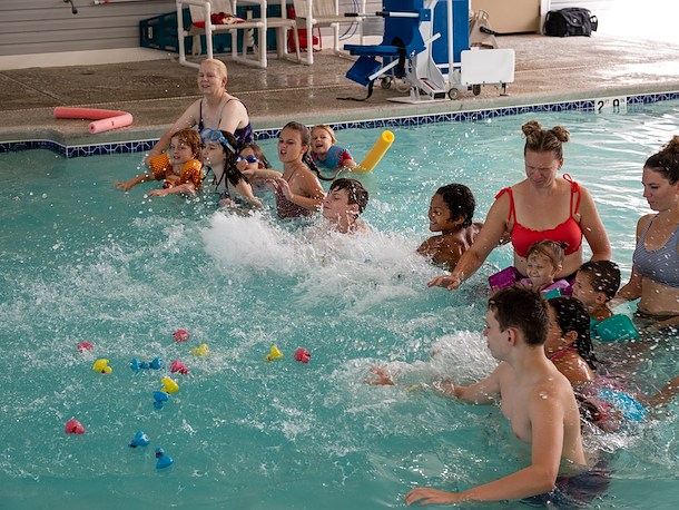 Indoor Swimming Pool at Jellystone Park™ Texas Hill Country