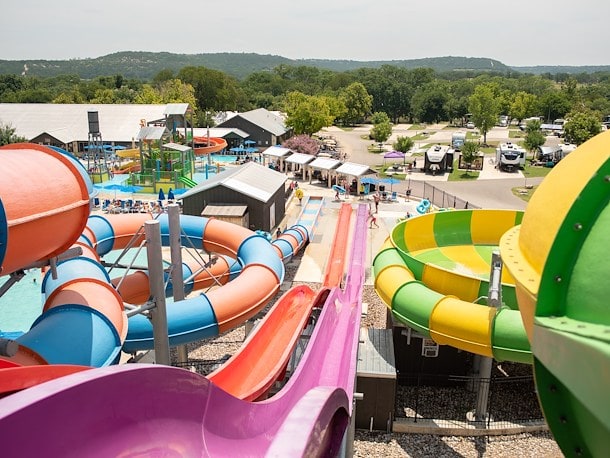 Water Slides at Jellystone Park™ Guadalupe River