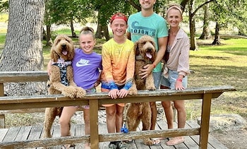 Family at Jellystone Park Guadalupe River