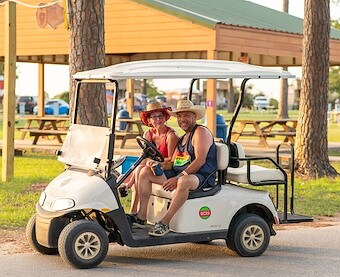 Golf Cart Rentals at Jellystone Park™ Houston West