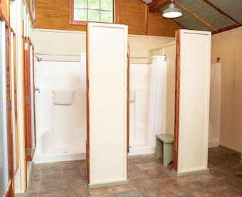 Ranger Station Restrooms in Jellystone Park™ Texas Wine Country