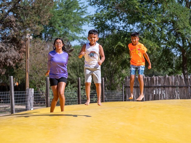 Jumping Pillow at Jellystone Park™ Texas Wine Country