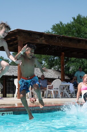 Cool off in our pool, Jellystone Park™ Texas Wine Country