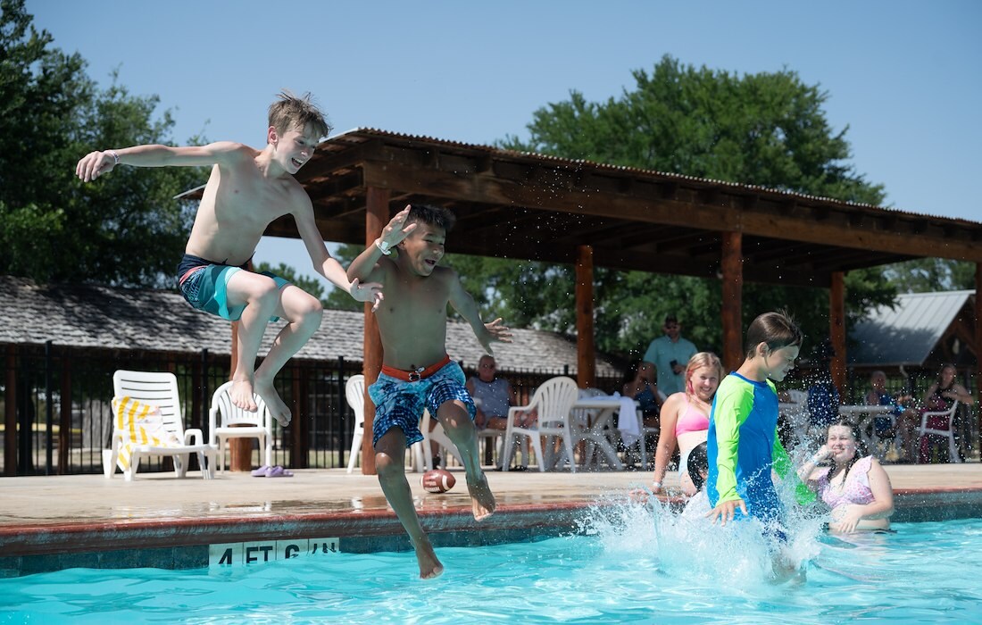 Cool off in our pool, Jellystone Park™ Texas Wine Country
