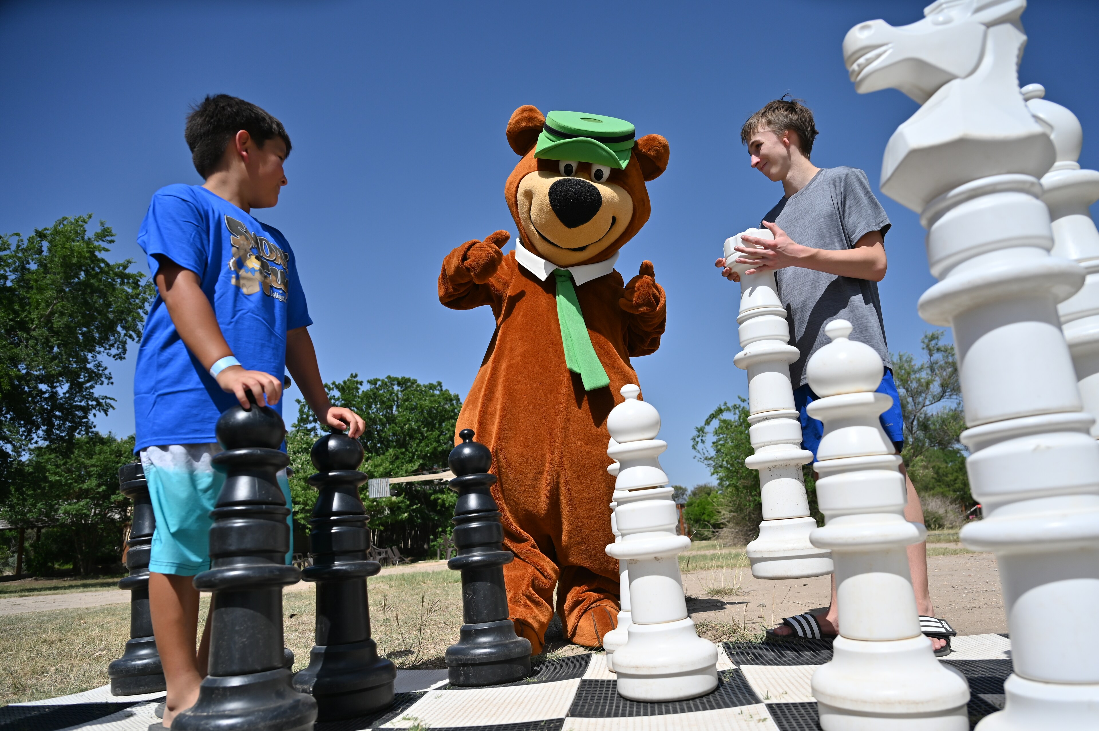 Giant Chess at Jellystone Park™ Texas Wine Country